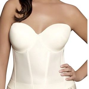 IVORY Elomi Smoothing Bustier, 36F          B13I